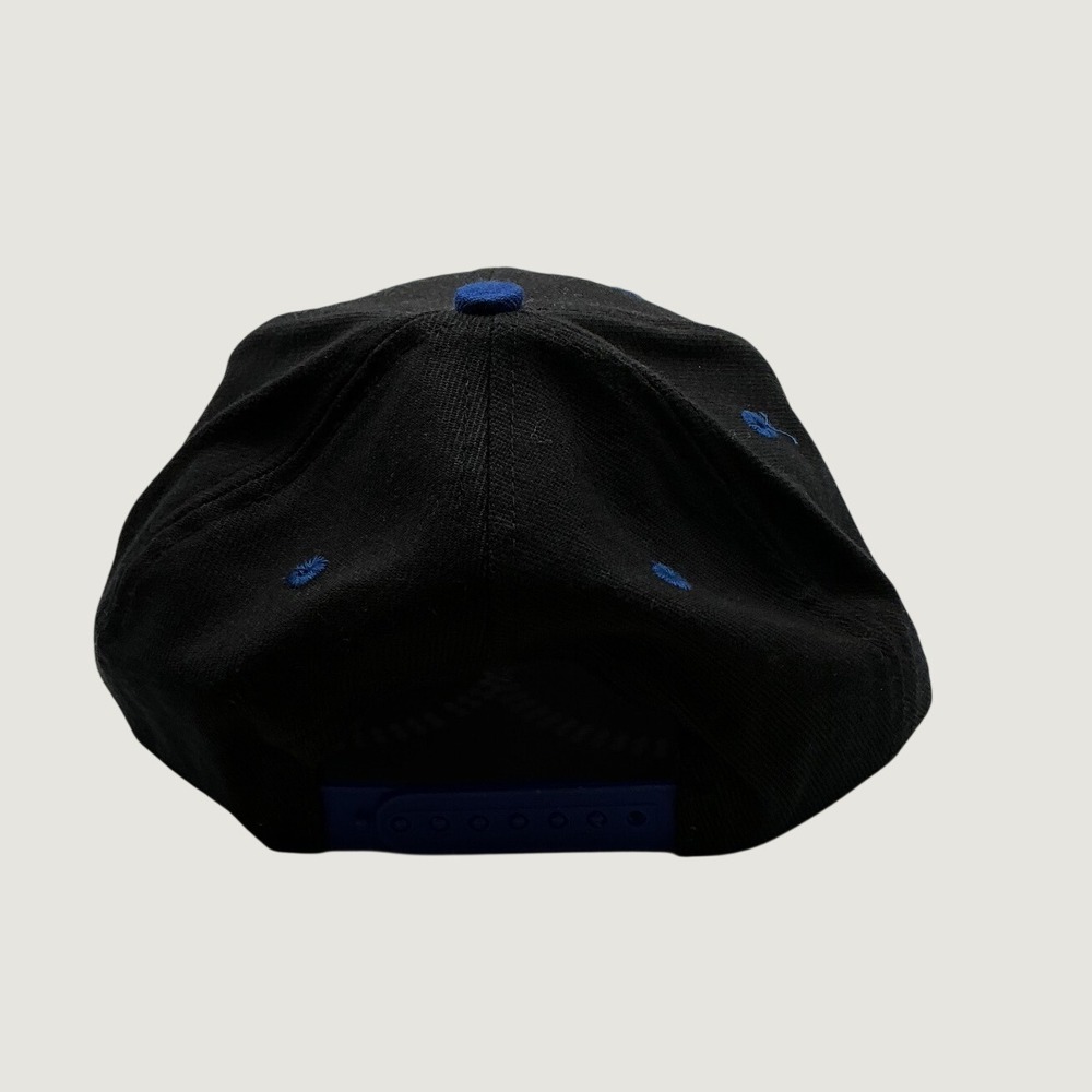 Vintage Denver Broncos Team NFL Snapback Hat Black Blue Embroidered Cap Mens - Picture 6 of 7